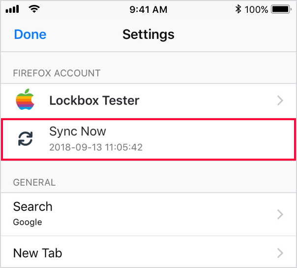Manual Sync on iOS